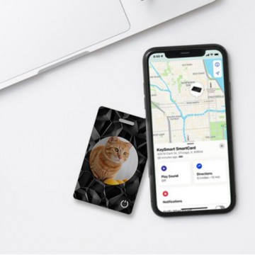 1.69-inch six-color e-ink screen pet tracker